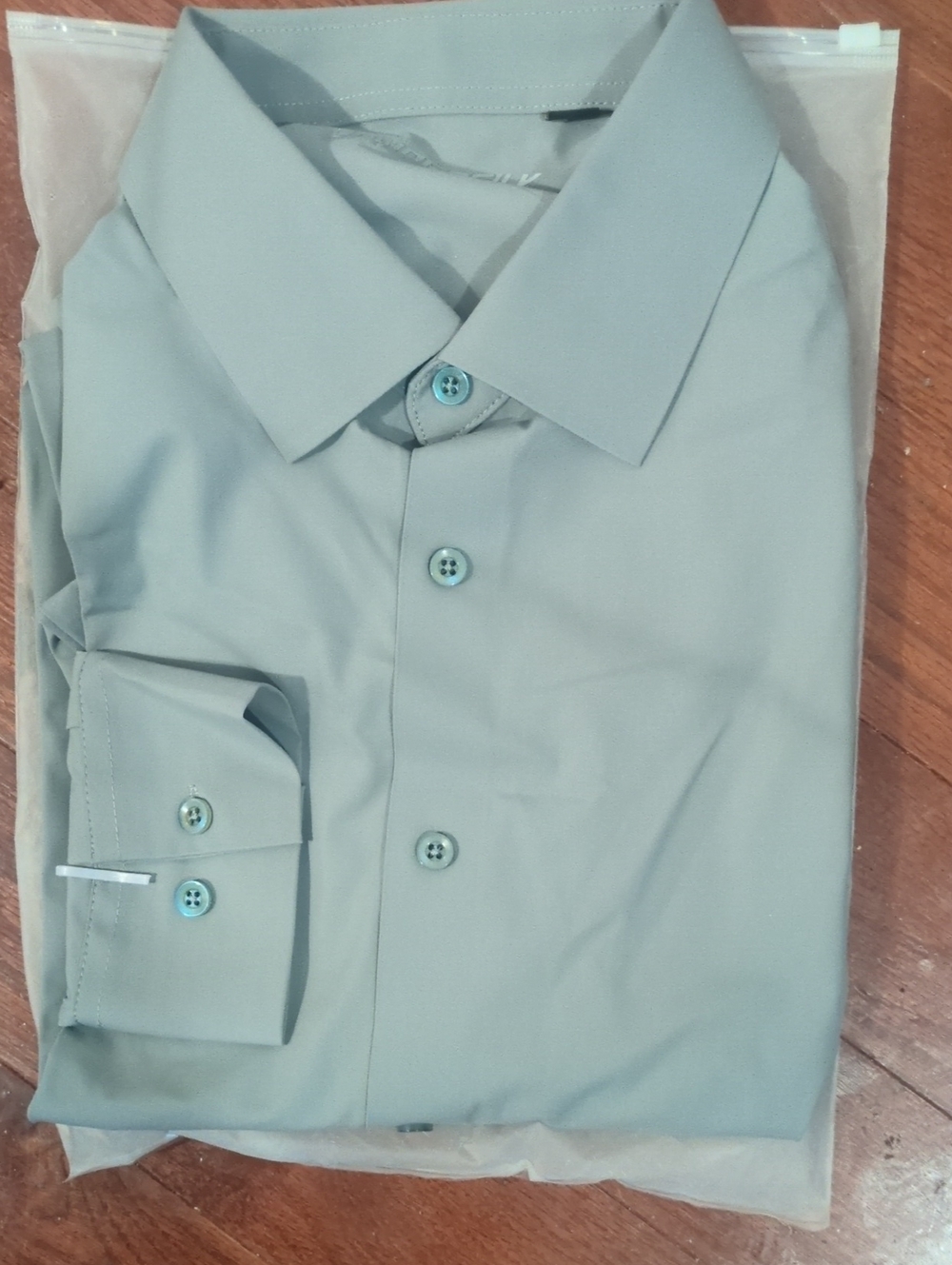 Men's Classic Long-Sleeve Dress Shirt - Sage Green